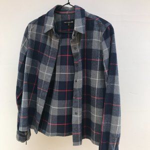 Rag & Bone Toronto Plaid Shirt Jacket S